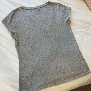 Free People V-Neck Tshirt (Grey)